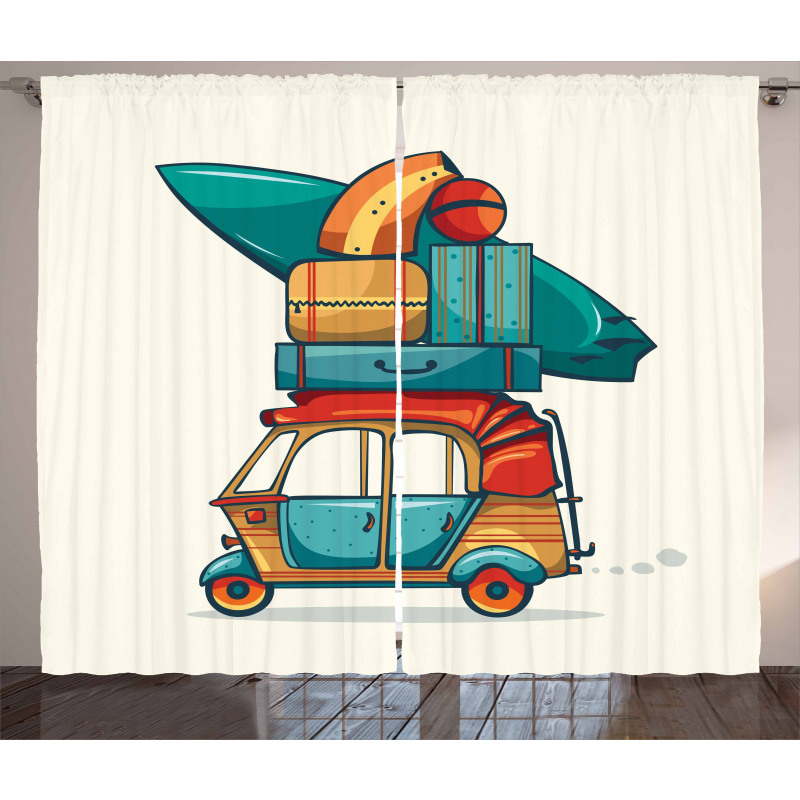 Rickshaw Luggage Curtain