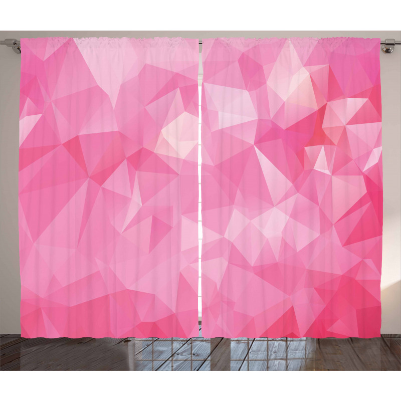 Abstract Polygonal Fractal Curtain