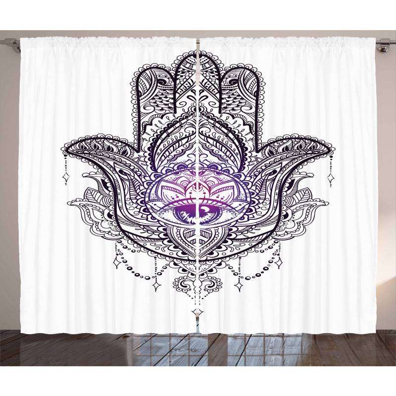 Mandala Orient Lotus Curtain