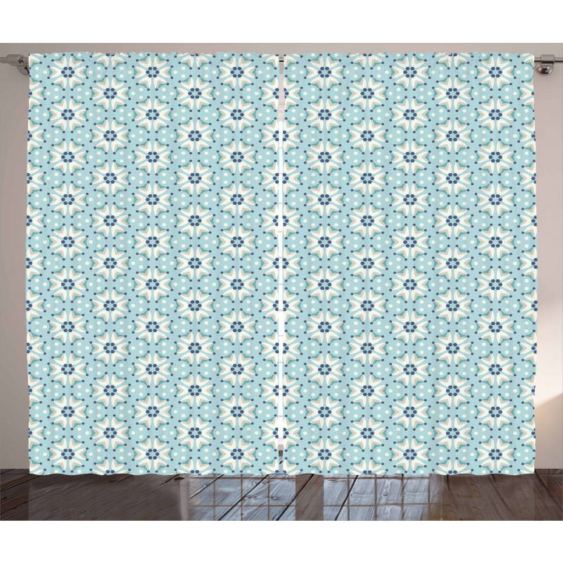 Floral Pastel Bouquet Curtain