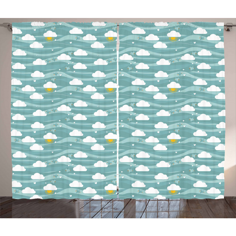 Summer Sky Curtain