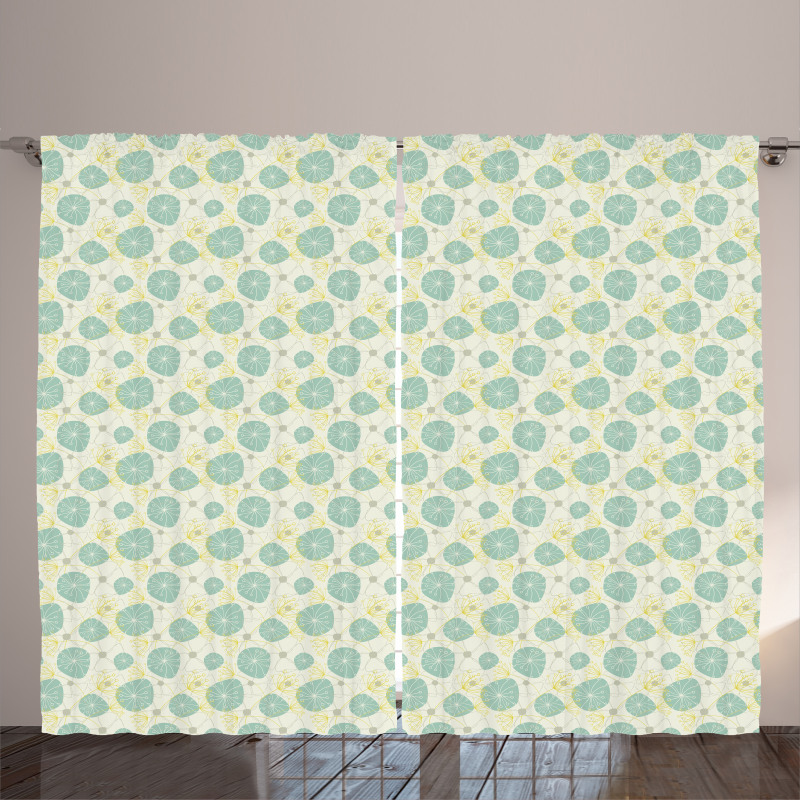 Dandelion Bloom Pattern Curtain