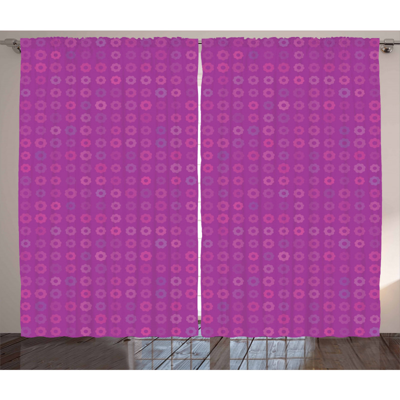 Blooming Daisy Pattern Curtain