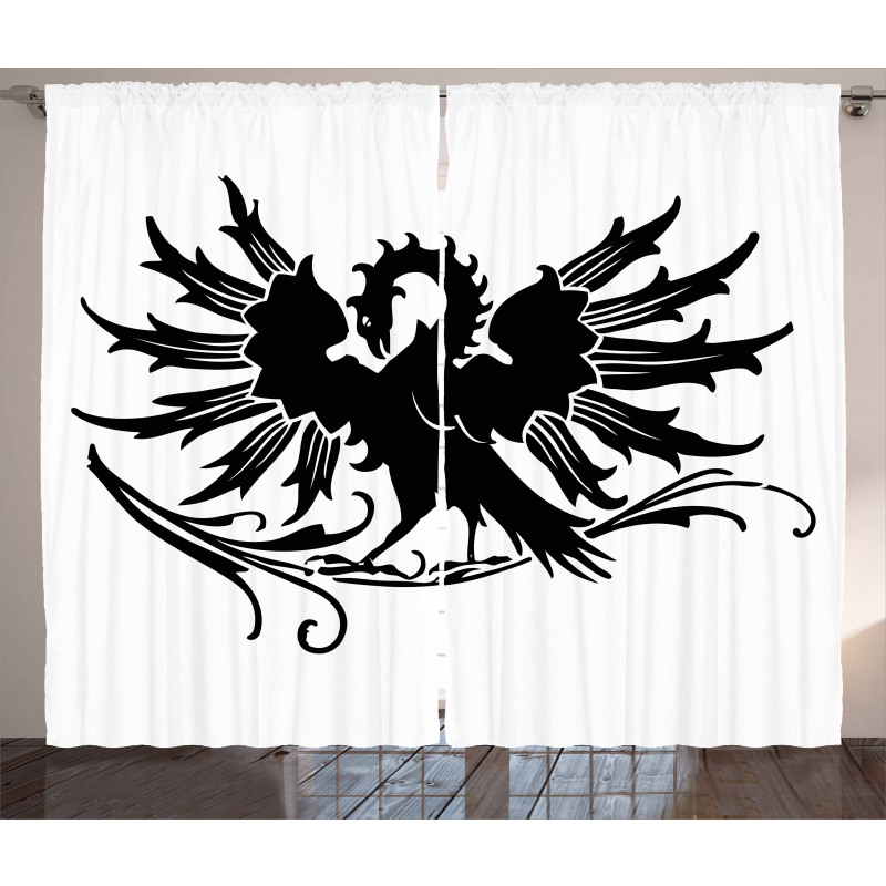 Medieval Eagle Curtain