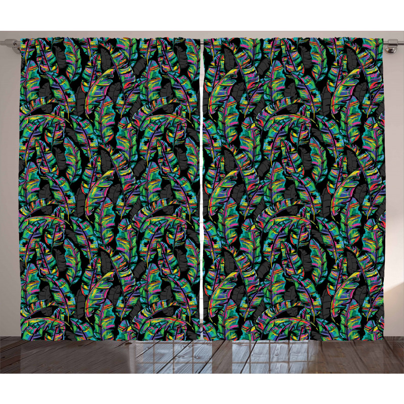 90s Style Rainbow Curtain