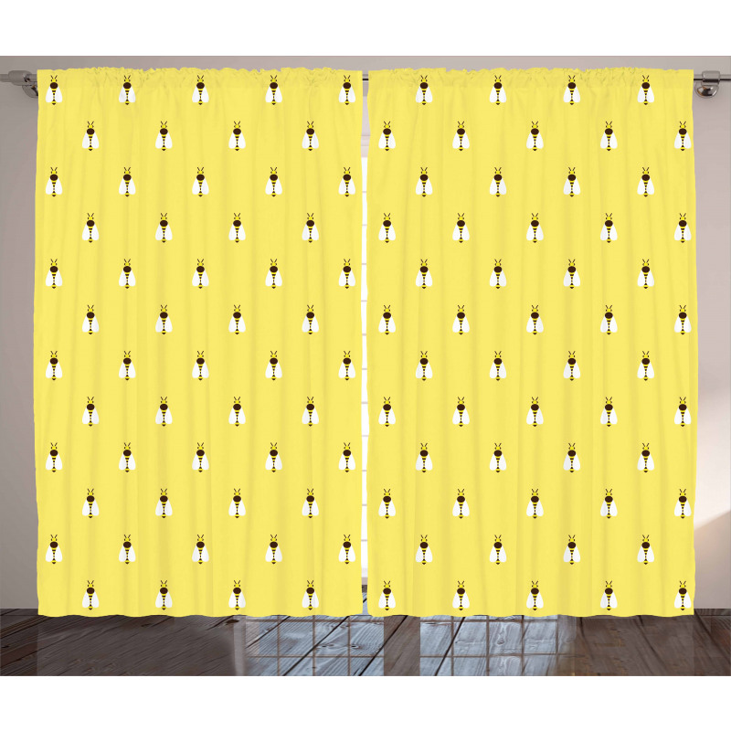 Simplistic Graphic Pattern Curtain