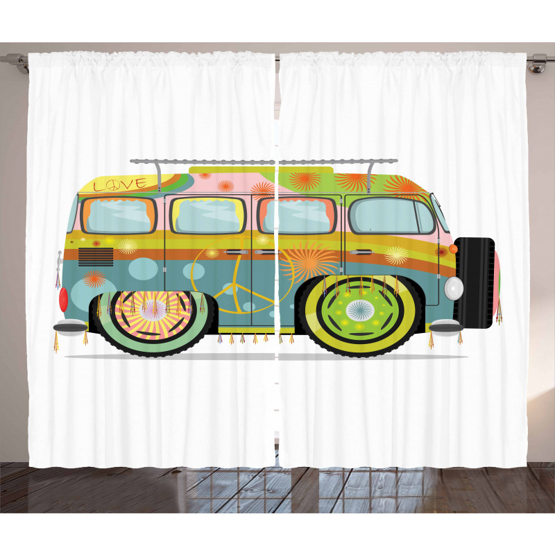 Hippie Campervan Curtain