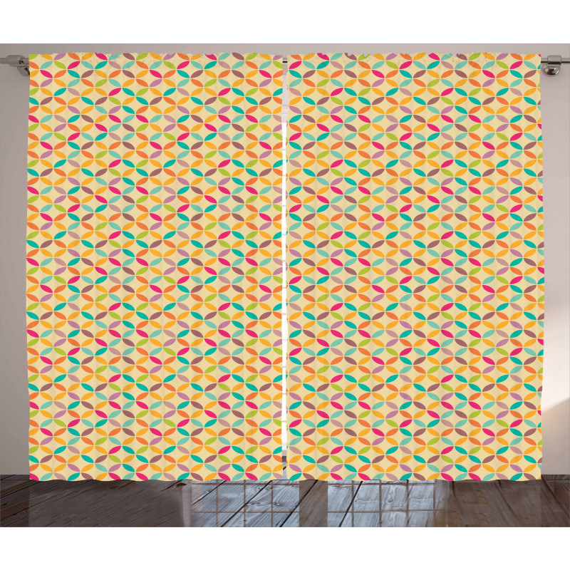 Intersected Shapes Curtain