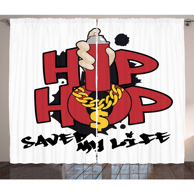 Hip Hop Saved My Life Curtain