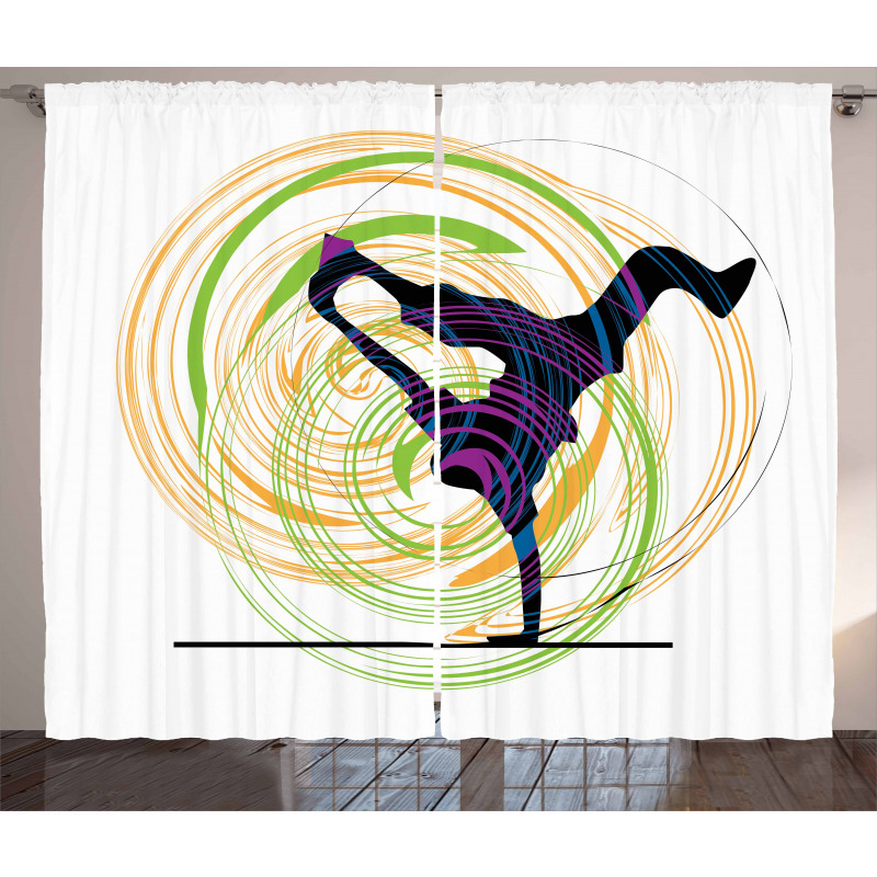 Single Hand Stand Move Curtain