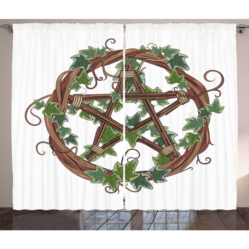 Vine Wreath with Ivy Curtain