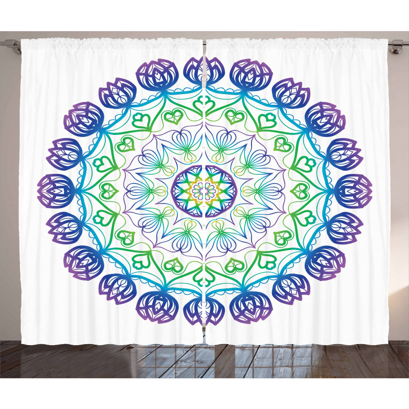 Boho Rosette Curtain