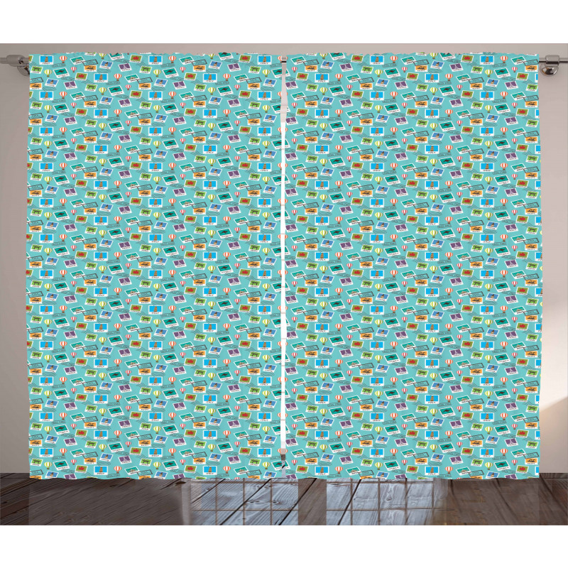 Travel Destinations Curtain