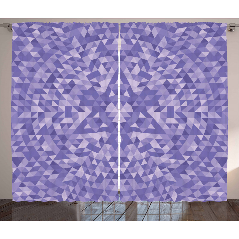 Gradient Mosaic Curtain
