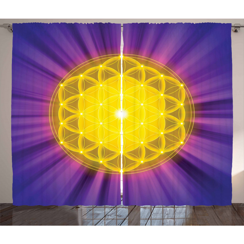 Flower of Life Curtain