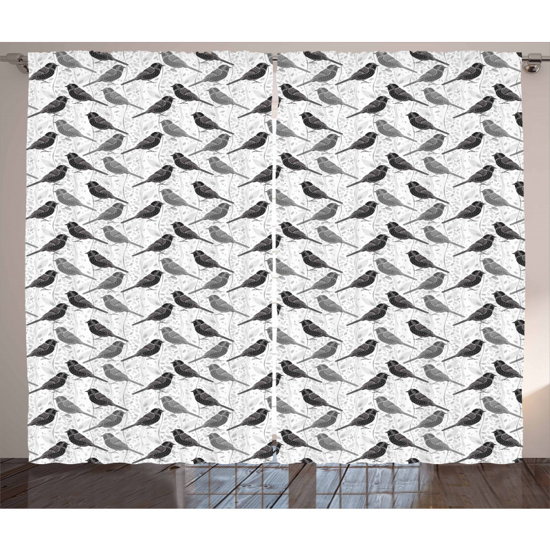 Northern Mockingbirds Curtain