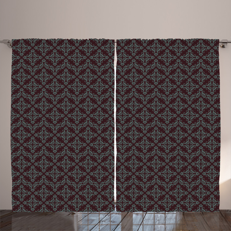 Abstract Baroque Curtain