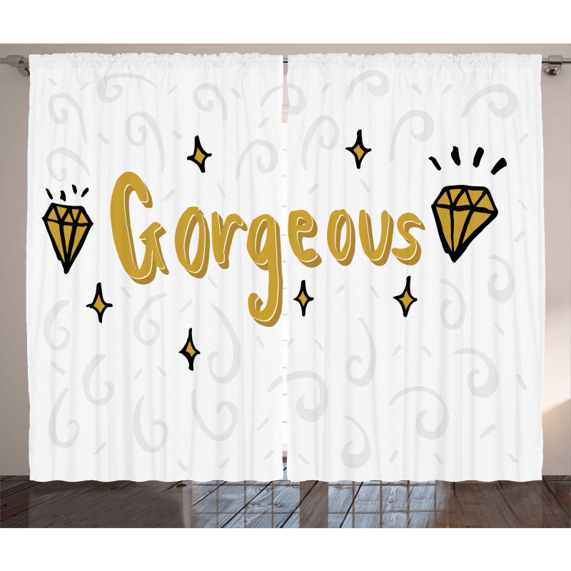 Word and Diamond Curtain