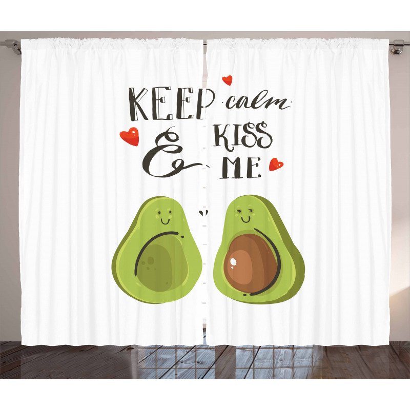 Avocado Lovers Curtain