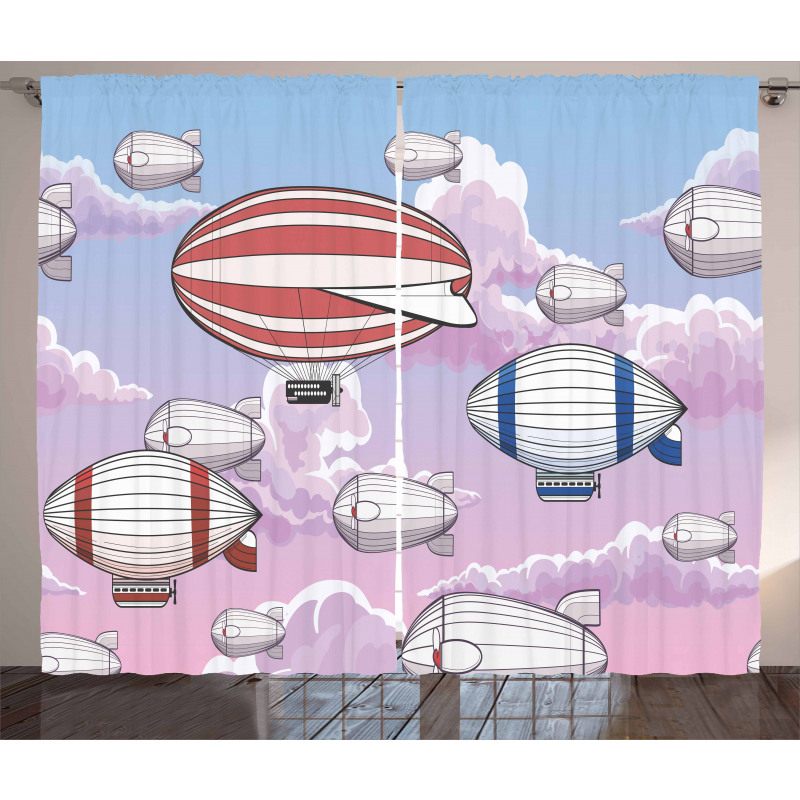 Zeppelins in the Sky Curtain