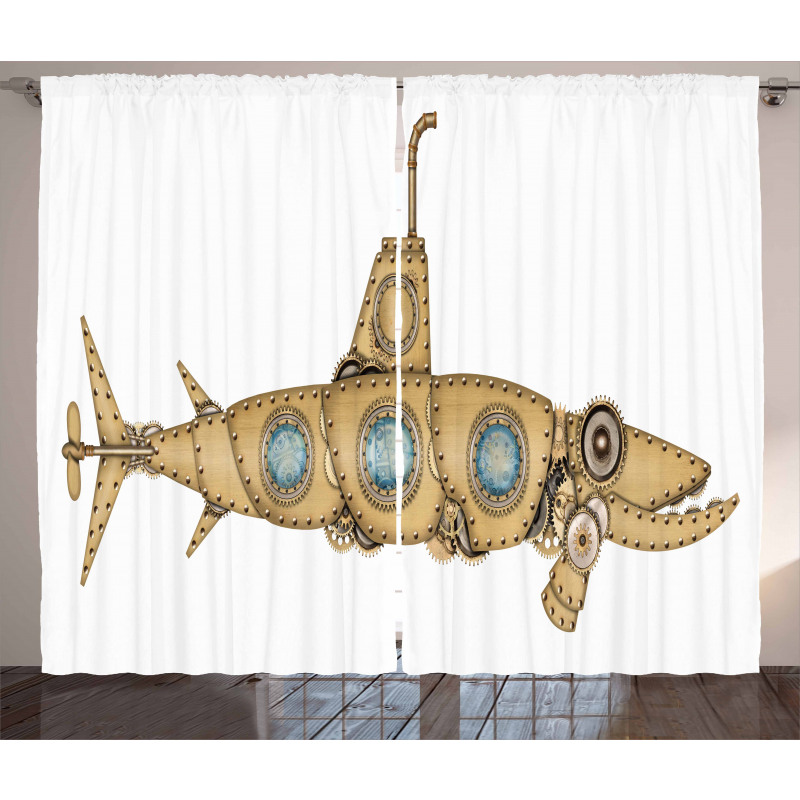 Barracuda Submarine Curtain