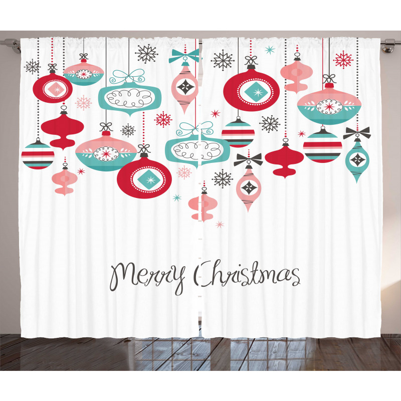 Noel Season Elements Curtain