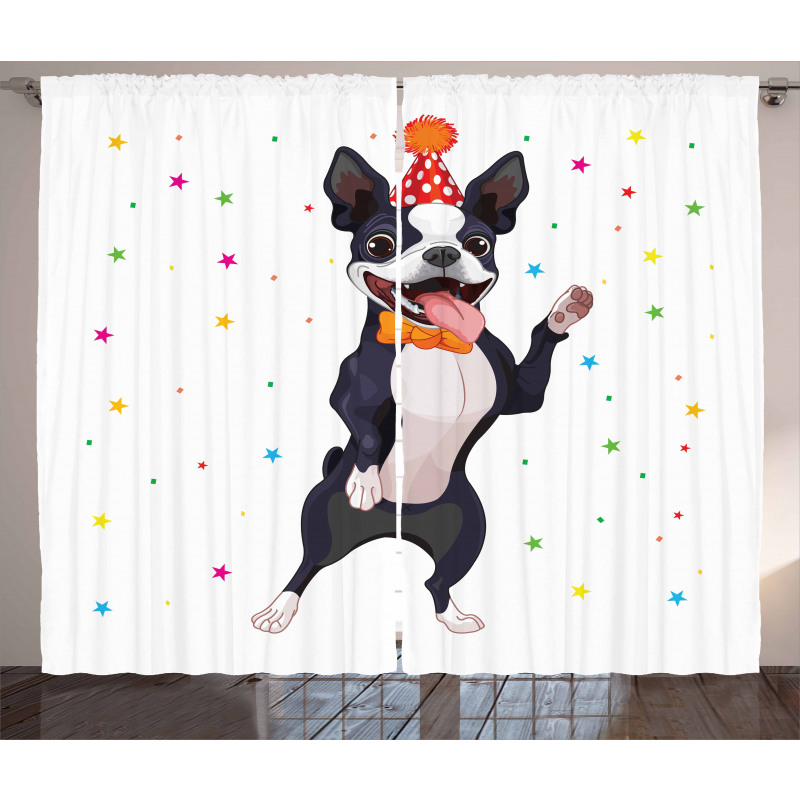 Birthday Dog Curtain