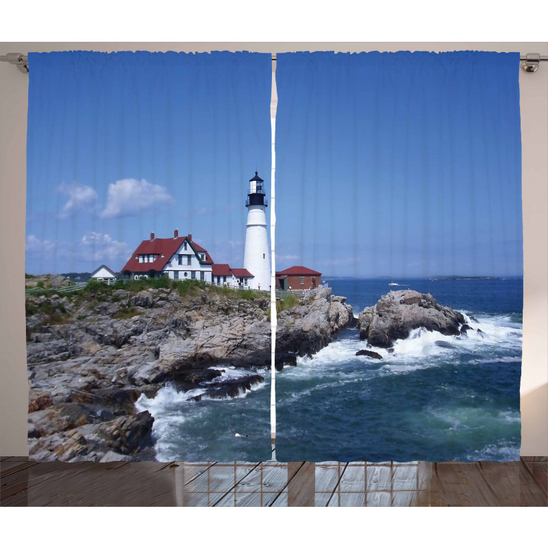 Lighthouse House on Rock Curtain