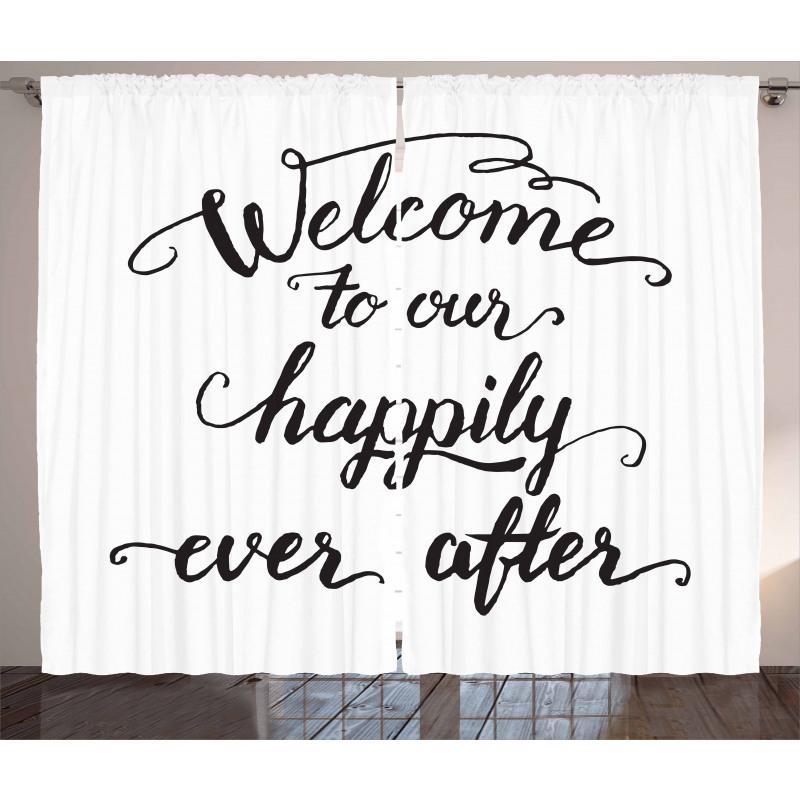 Marry Happily Ever After Curtain