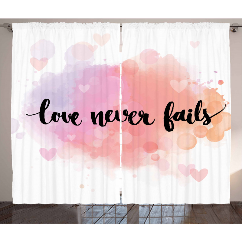 Bokeh Love Never Fails Curtain