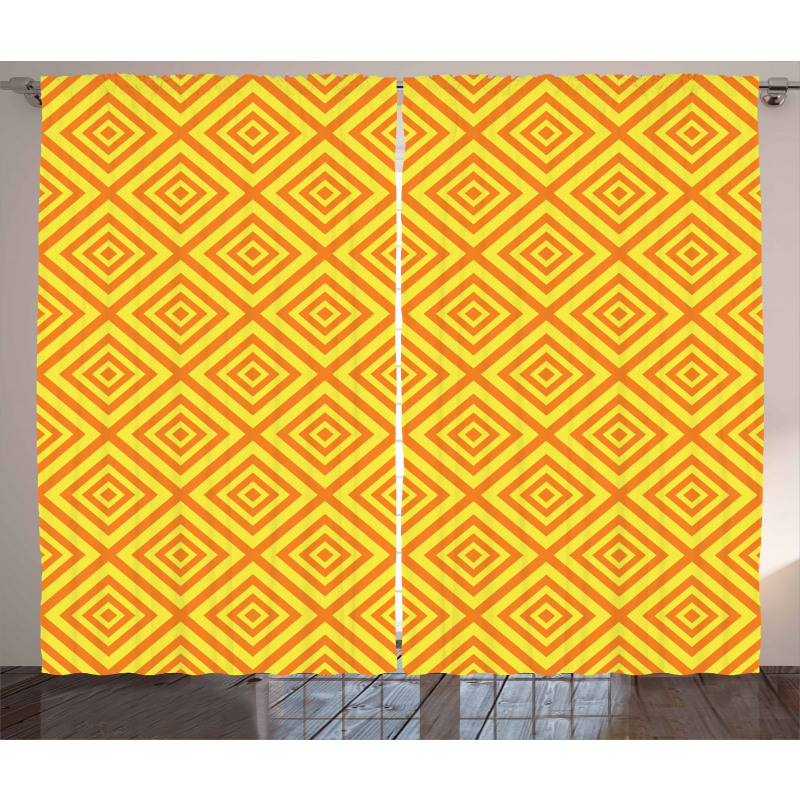 Rhombus Grid Curtain