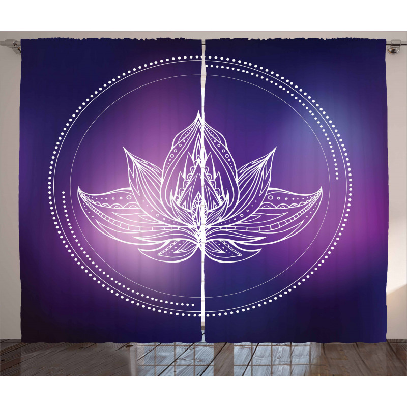Lotus Flower Space Curtain
