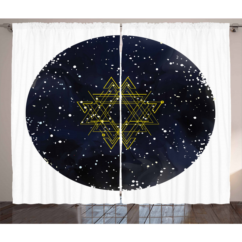 Starry Milky Way Curtain