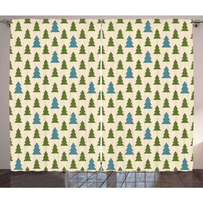 Fir Trees Curtain