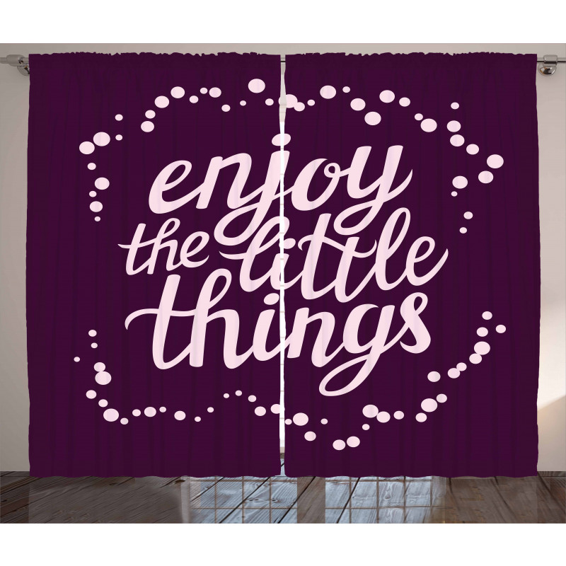 Motivation Boost Phrase Curtain