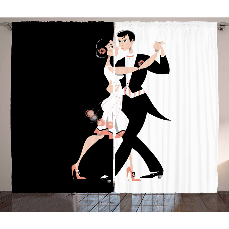 Dancing Couple Curtain