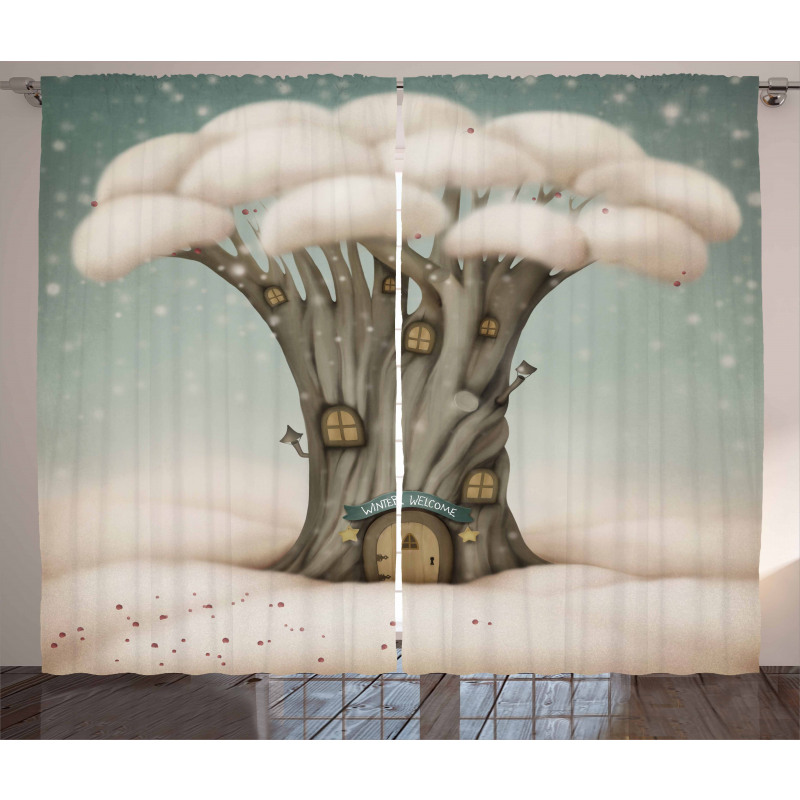 Tree in the Sky Fantasy Curtain