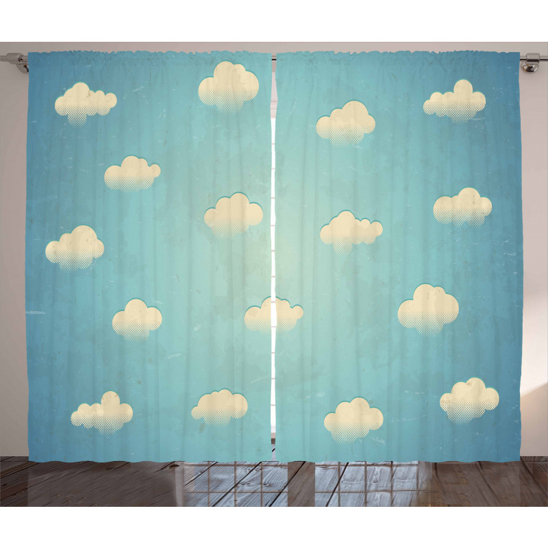 Vintage Weather Design Curtain