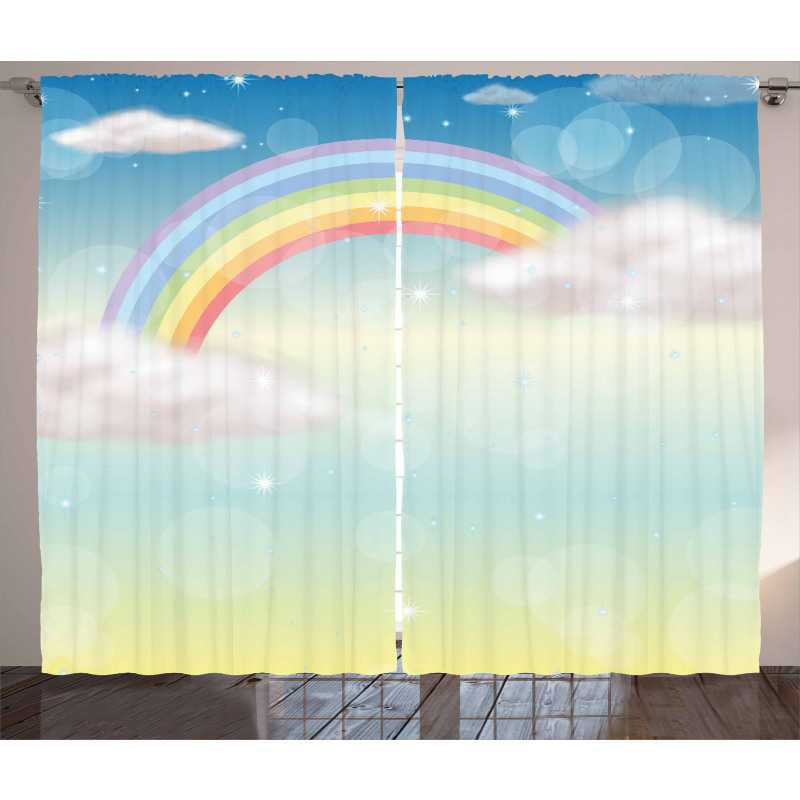 Semi Circle Style Rainbow Curtain