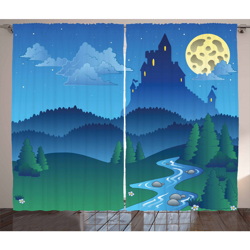 Lonely Castle Curtain