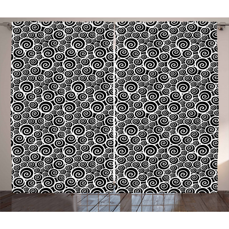 Spiral Pattern Curtain