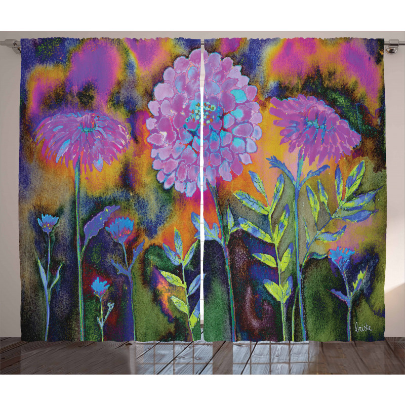 Marigold Blossom Curtain