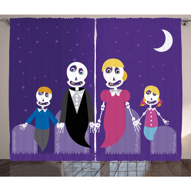 Family of Ghosts Curtain