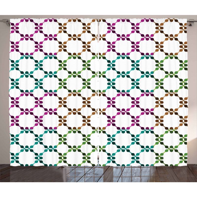 Chain Linked Dots Curtain