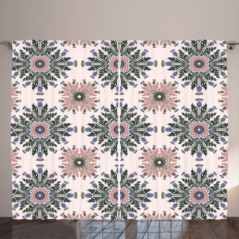 Ornament Print Curtain