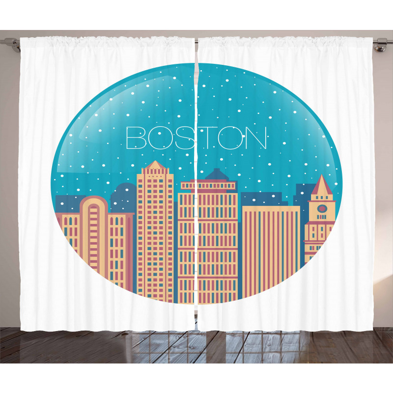 Snow Globe Inspiration Curtain