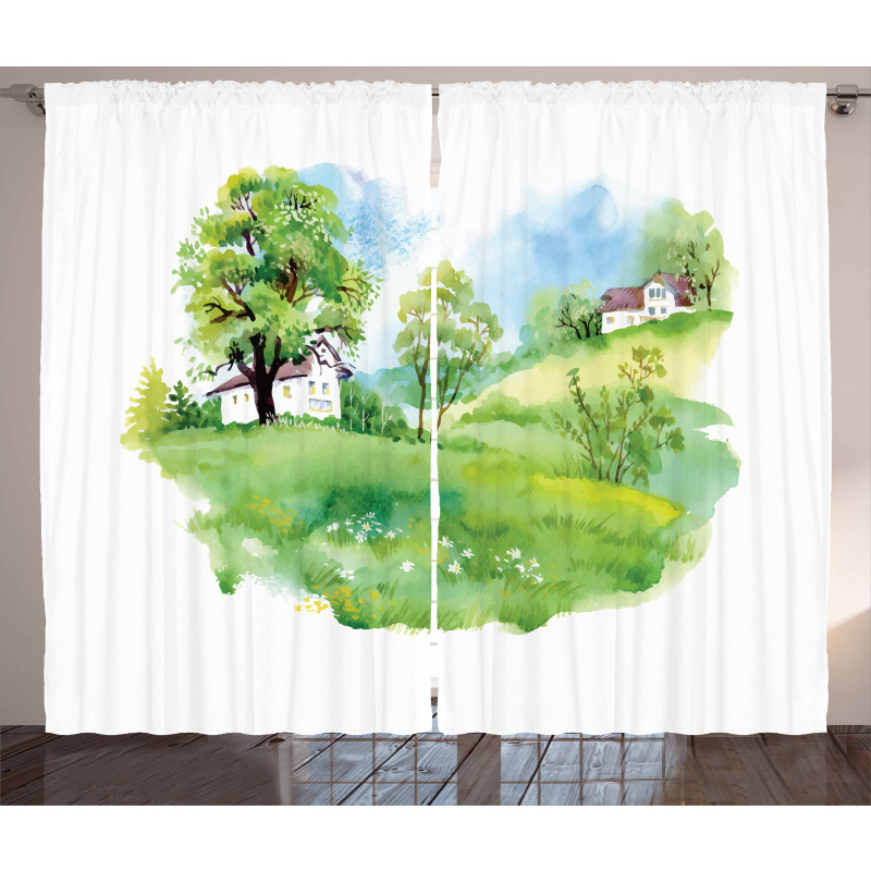 Rural Life in the Nature Curtain