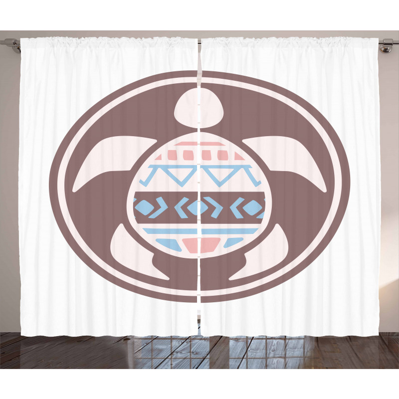 Tribal Animal Pattern Curtain