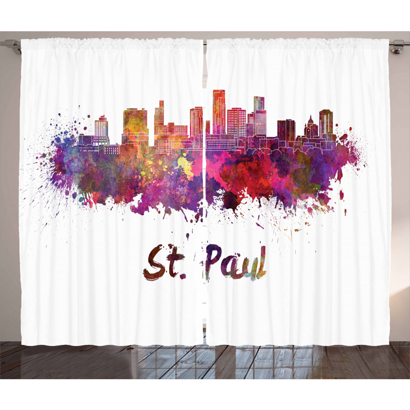 Saint Paul Skyline Curtain