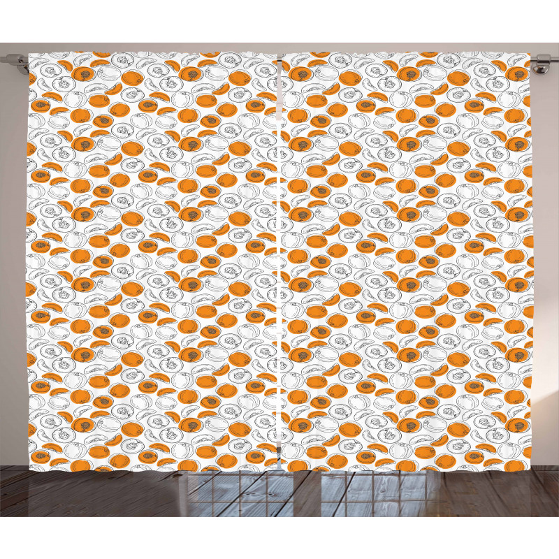Silhouette Juicy Slices Curtain